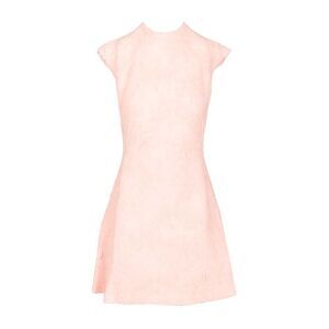 Rotate Women Pink Mesh Mini Dress